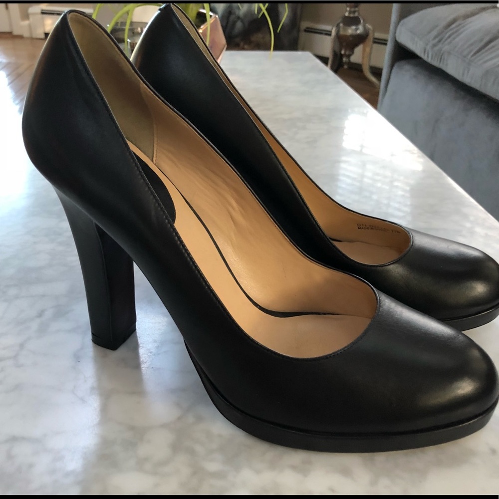 Never worn! Round toe Cole Haan platform heels